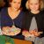 Petra Majhold Daniela Golpashin mit Maedchen und Kunstwerken