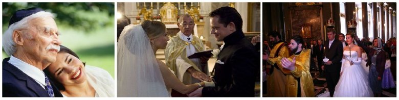 Hochzeit unterschiedlicher Konfessionen